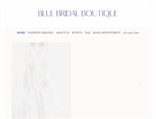 Tablet Screenshot of bluebridalaustin.com